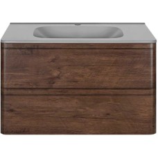 Комплект мебели темный дуб 79,4 см Vincea Vico VMC-2V800RW + VCB-2VP800G + VLM-2N700+