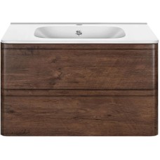 Комплект мебели темный дуб 79,4 см Vincea Vico VMC-2V800RW + VCB-2VP800W + VLM-2A800