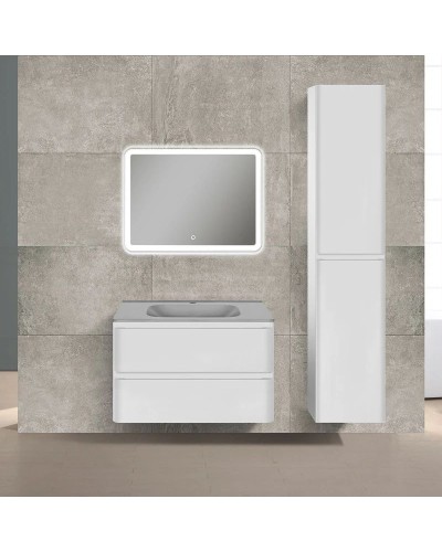 Комплект мебели белый глянец 79,4 см Vincea Vico VMC-2V800GW + VCB-2VP800G + VLM-2A800