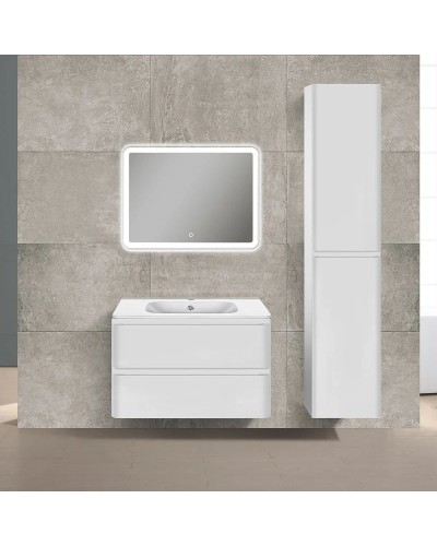 Комплект мебели белый глянец 79,4 см Vincea Vico VMC-2V800GW + VCB-2VP800W + VLM-2A800