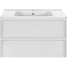 Комплект мебели белый глянец 79,4 см Vincea Vico VMC-2V800GW + VCB-2VP800W + VLM-2A800