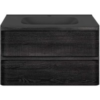 Комплект мебели черное дерево 79,4 см Vincea Vico VMC-2V800CN + VCB-2VP800B + VLM-3MA800