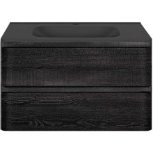 Комплект мебели черное дерево 79,4 см Vincea Vico VMC-2V800CN + VCB-2VP800B + VLM-3MA800