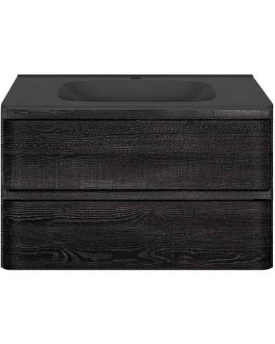 Комплект мебели черное дерево 79,4 см Vincea Vico VMC-2V800CN + VCB-2VP800B + VLM-3MA800