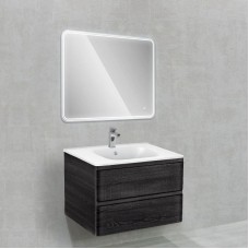 Комплект мебели черное дерево 79,4 см Vincea Vico VMC-2V800CN + VCB-2VP800W + VLM-3MA800