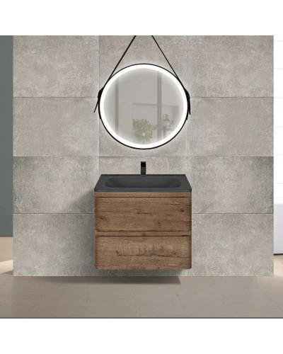 Комплект мебели дуб винтаж 59,4 см Vincea Vico VMC-2V600VO + VCB-2VP600B + VLM-2N600+