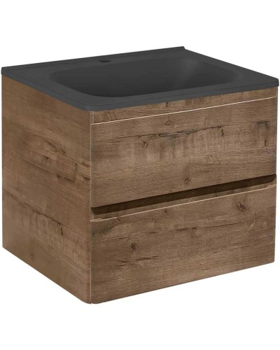 Комплект мебели дуб винтаж 59,4 см Vincea Vico VMC-2V600VO + VCB-2VP600B + VLM-2N600+