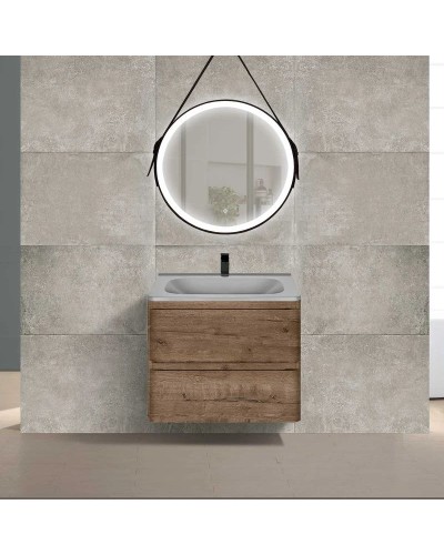 Комплект мебели дуб винтаж 59,4 см Vincea Vico VMC-2V600VO + VCB-2VP600G + VLM-2N600+