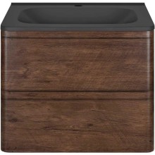 Комплект мебели темный дуб 59,4 см Vincea Vico VMC-2V600RW + VCB-2VP600B + VLM-2N600+