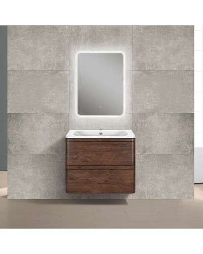 Комплект мебели темный дуб 59,4 см Vincea Vico VMC-2V600RW + VCB-2VP600W + VLM-2A685