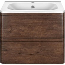 Комплект мебели темный дуб 59,4 см Vincea Vico VMC-2V600RW + VCB-2VP600W + VLM-2A685