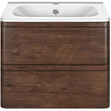 Комплект мебели темный дуб 59,4 см Vincea Vico VMC-2V600RW + VCB-2VP600W + VLM-2A685