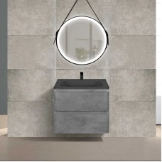 Комплект мебели бетон 59,4 см Vincea Vico VMC-2V600BT + VCB-2VP600B + VLM-2N600+