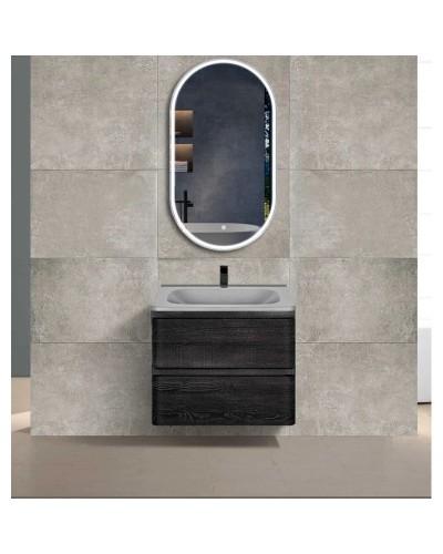 Комплект мебели черное дерево 59,4 см Vincea Vico VMC-2V600CN + VCB-2VP600G + VLM-3AU900