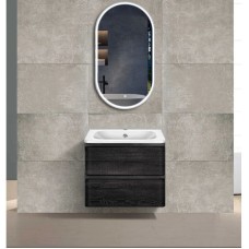 Комплект мебели черное дерево 59,4 см Vincea Vico VMC-2V600CN + VCB-2VP600W + VLM-3AU900