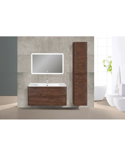 Комплект мебели темный дуб 100 см Vincea Vico VMC-2V100RW + VCB-2VP100W + VLM-2A100