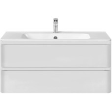 Комплект мебели белый глянец 100 см Vincea Vico VMC-2V100GW + VCB-2VP100W + VLM-2A100