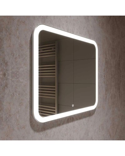 Комплект мебели бетон 100 см Vincea Vico VMC-2V100BT + VCB-2VP100W + VLM-2A100