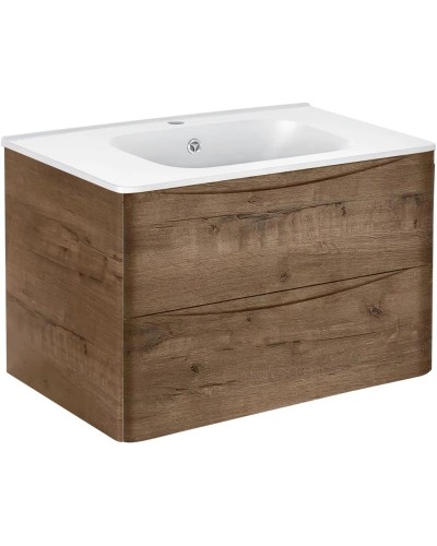 Комплект мебели дуб винтаж 79,4 см Vincea Paola VMC-2P800VO + VCB-2VP800W + VLM-2A800