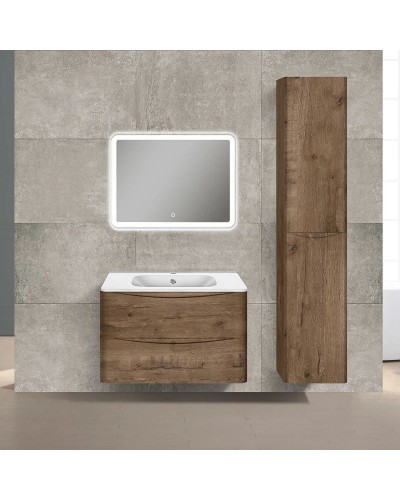 Комплект мебели дуб винтаж 79,4 см Vincea Paola VMC-2P800VO + VCB-2VP800W + VLM-2A800