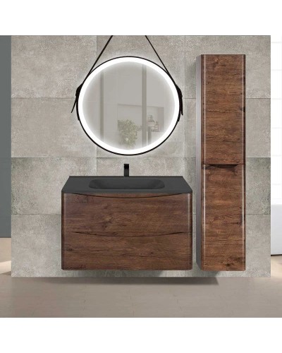 Комплект мебели темный дуб 79,4 см Vincea Paola VMC-2P800RW + VCB-2VP800B + VLM-2N700+