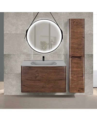 Комплект мебели темный дуб 79,4 см Vincea Paola VMC-2P800RW + VCB-2VP800G + VLM-2N700+