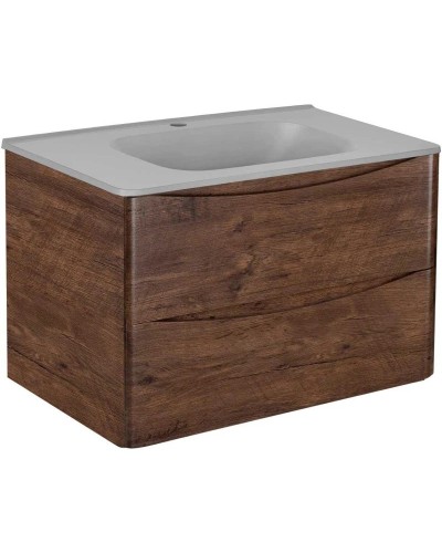 Комплект мебели темный дуб 79,4 см Vincea Paola VMC-2P800RW + VCB-2VP800G + VLM-2N700+