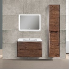 Комплект мебели темный дуб 79,4 см Vincea Paola VMC-2P800RW + VCB-2VP800W + VLM-2A800