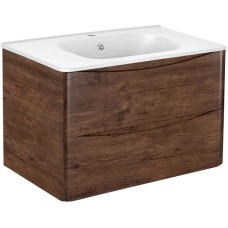 Комплект мебели темный дуб 79,4 см Vincea Paola VMC-2P800RW + VCB-2VP800W + VLM-2A800