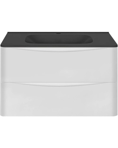 Комплект мебели белый глянец 79,4 см Vincea Paola VMC-2P800GW + VCB-2VP800B + VLM-2N700+