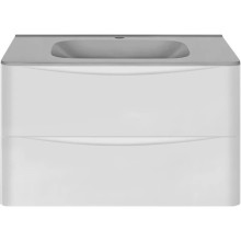 Комплект мебели белый глянец 79,4 см Vincea Paola VMC-2P800GW + VCB-2VP800G + VLM-2N700+