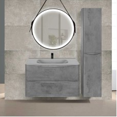 Комплект мебели бетон 79,4 см Vincea Paola VMC-2P800BT + VCB-2VP800G + VLM-2N700+