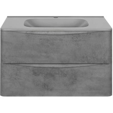 Комплект мебели бетон 79,4 см Vincea Paola VMC-2P800BT + VCB-2VP800G + VLM-2N700+