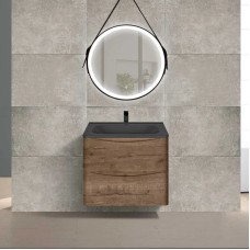 Комплект мебели дуб винтаж 59,4 см Vincea Paola VMC-2P600VO + VCB-2VP600B + VLM-2N600+