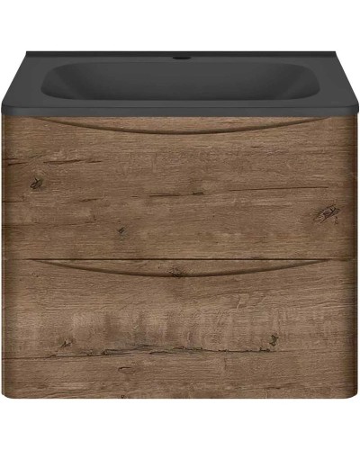 Комплект мебели дуб винтаж 59,4 см Vincea Paola VMC-2P600VO + VCB-2VP600B + VLM-2N600+