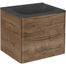 Комплект мебели дуб винтаж 59,4 см Vincea Paola VMC-2P600VO + VCB-2VP600B + VLM-2N600+