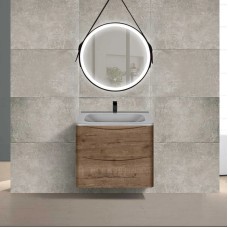 Комплект мебели дуб винтаж 59,4 см Vincea Paola VMC-2P600VO + VCB-2VP600G + VLM-2N600+