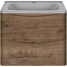 Комплект мебели дуб винтаж 59,4 см Vincea Paola VMC-2P600VO + VCB-2VP600G + VLM-2N600+