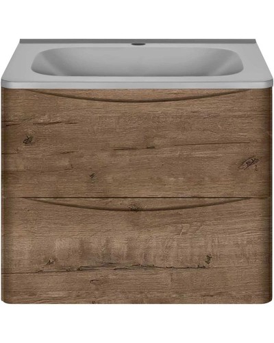 Комплект мебели дуб винтаж 59,4 см Vincea Paola VMC-2P600VO + VCB-2VP600G + VLM-2N600+