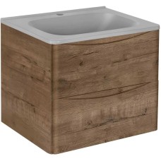 Комплект мебели дуб винтаж 59,4 см Vincea Paola VMC-2P600VO + VCB-2VP600G + VLM-2N600+