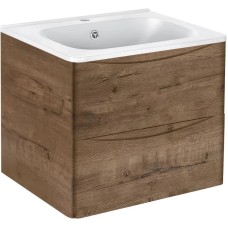 Комплект мебели дуб винтаж 59,4 см Vincea Paola VMC-2P600VO + VCB-2VP600W + VLM-2D550