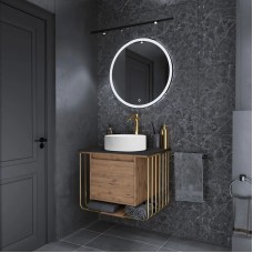 Комплект мебели дуб веллингтон/золотой 70 см Grossman Винтаж 107008 + GR-3013 + 97070