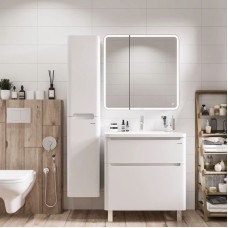 Комплект мебели белый глянец 79,7 см Grossman Адель 108007 + 4627173210249 + 208004