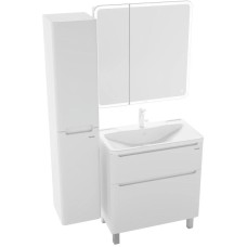 Комплект мебели белый глянец 79,7 см Grossman Адель 108007 + 4627173210249 + 208004