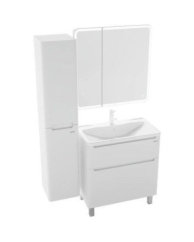 Комплект мебели белый глянец 79,7 см Grossman Адель 108007 + 4627173210249 + 208004