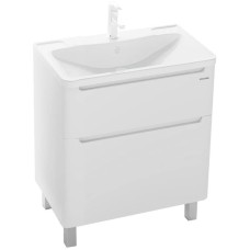 Комплект мебели белый глянец 70 см Grossman Адель 107005 + 4627173210232 + 207004