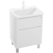 Комплект мебели белый глянец 60 см Grossman Адель 106007 + 4627173210225 + 206004