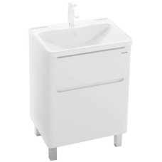 Комплект мебели белый глянец 60 см Grossman Адель 106007 + 4627173210225 + 206004