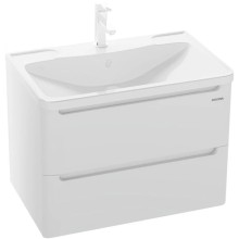 Комплект мебели белый глянец 70 см Grossman Адель 107006 + 4627173210232 + 207004