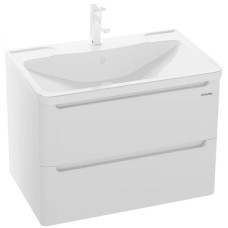 Комплект мебели белый глянец 70 см Grossman Адель 107006 + 4627173210232 + 207004